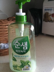 корейское средство для мытья посуды "Сунсэм"
